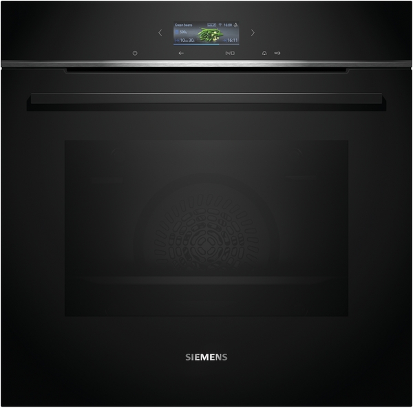 Four Siemens iQ700, Built-in oven, 60 x 60 cm, Black, HB734G2B1