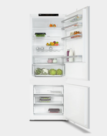 Miele KFN 7913 E - XXL ingebouwde koel-vriescombinatie nishoogte 194 cm met DailyFresh en NoFrost met een breedte van 75 cm voor veel opslagruimte