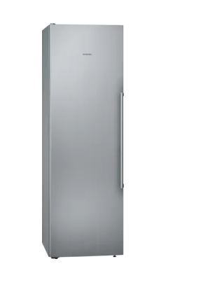 Siemens KS36VAIDP Koelkast - vrijstaand iQ500 Eéndeurskoelkast Koelk. hyperFresh plus 346 l, dig. elektronica, 186x60x65 cm, te comb. met GS36N.I.P Geborsteld staal AntiFingerprint deur D