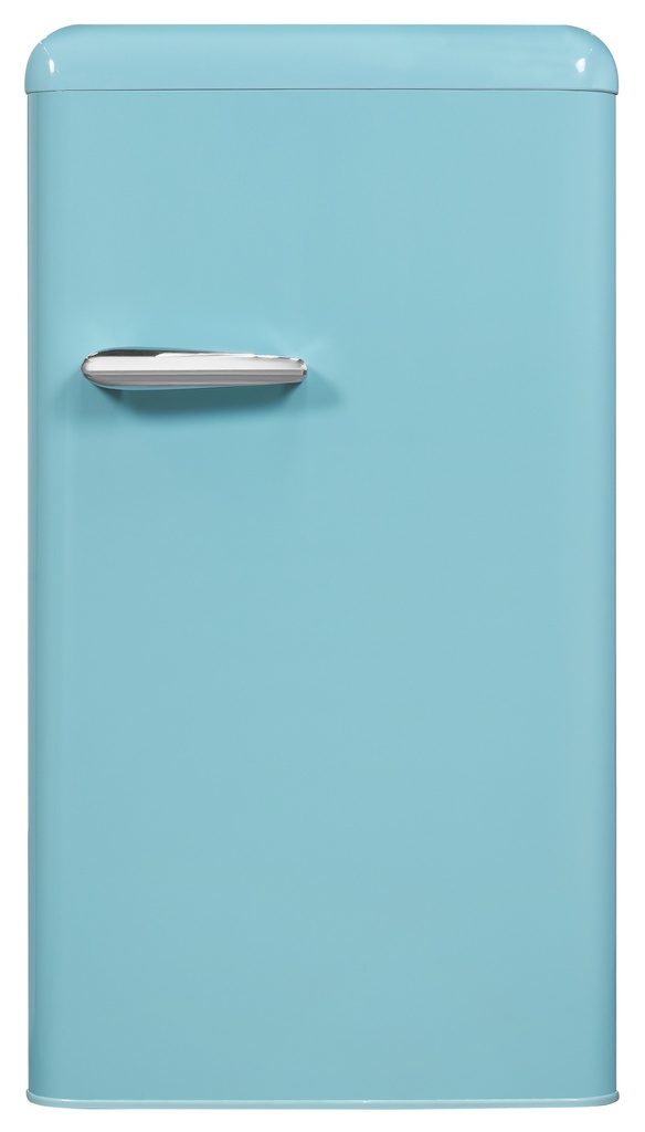 Koelkast Vrijstaand Exquisit KOELER RETRO 1 DEURS 94 liter/Licht Blauw RKS100VH160FDB
