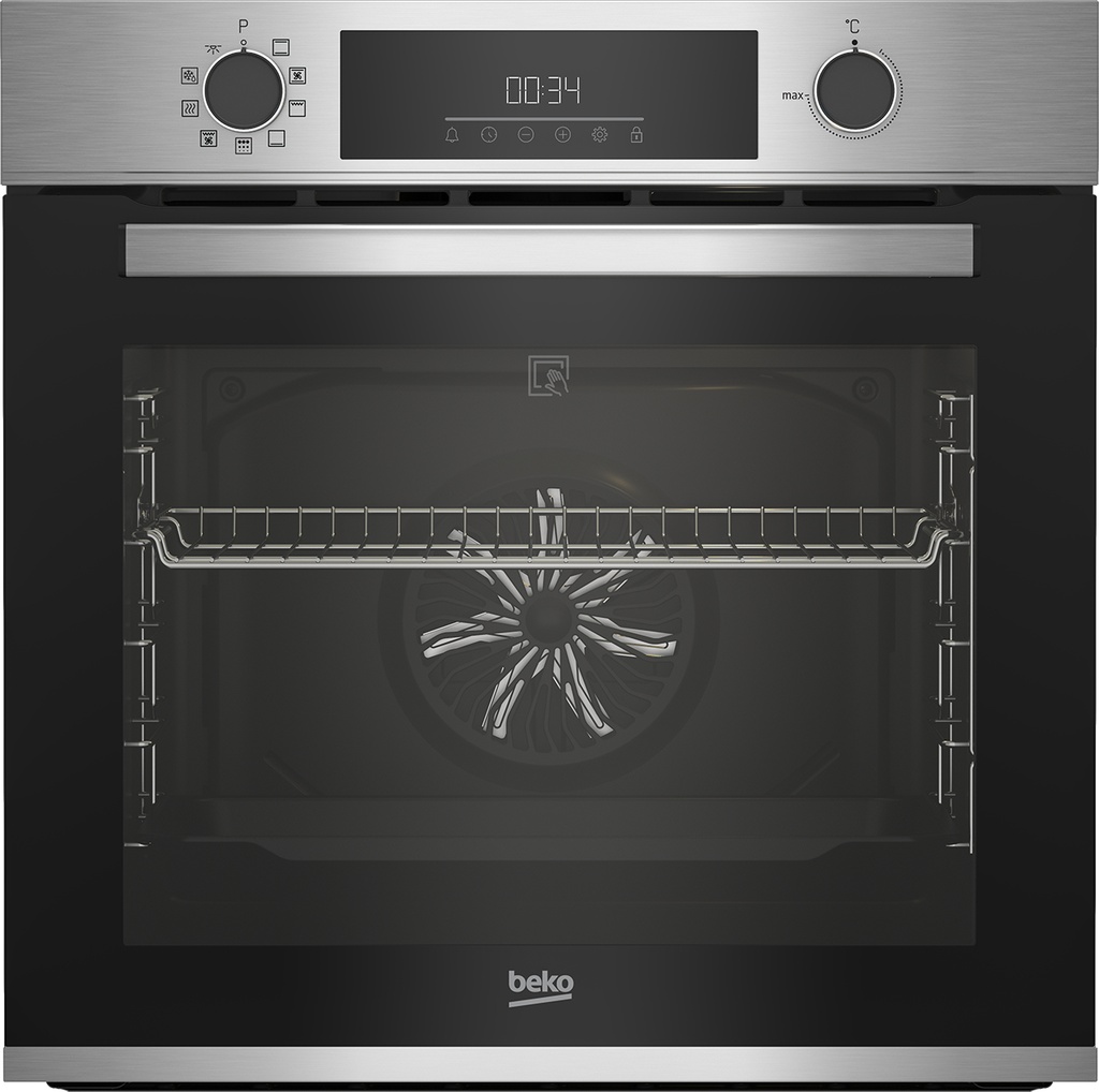Oven Beko Pyrolyse oven, A, 72L, LED timer, inox BBIE12300XP
