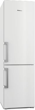 Miele KFN 4777 CD EDT/CS Vrijstaande koel- en vriescombinatie - Koelkast, Roestvrij staal met CleanSteel, C, Hoogte 1.850 mm, SensorTouch, 320 L, 35 dB, NoFrost, DynaCool, PerfectFresh Pro, EasyOpen, 2 deuren